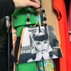 Wooden Cigar box purse